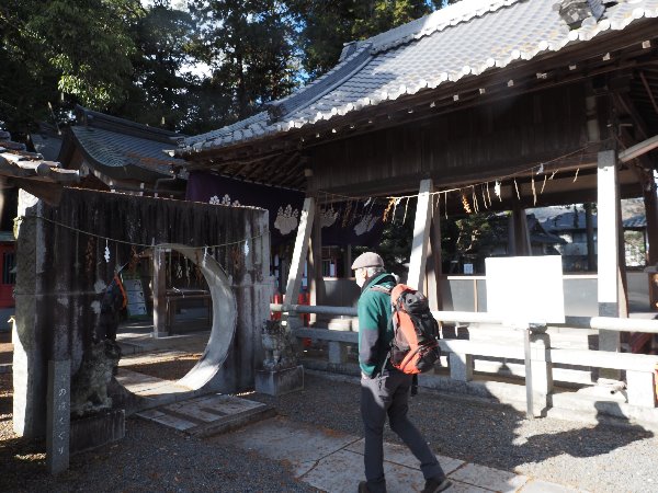 9.薭田野神社、茅輪
