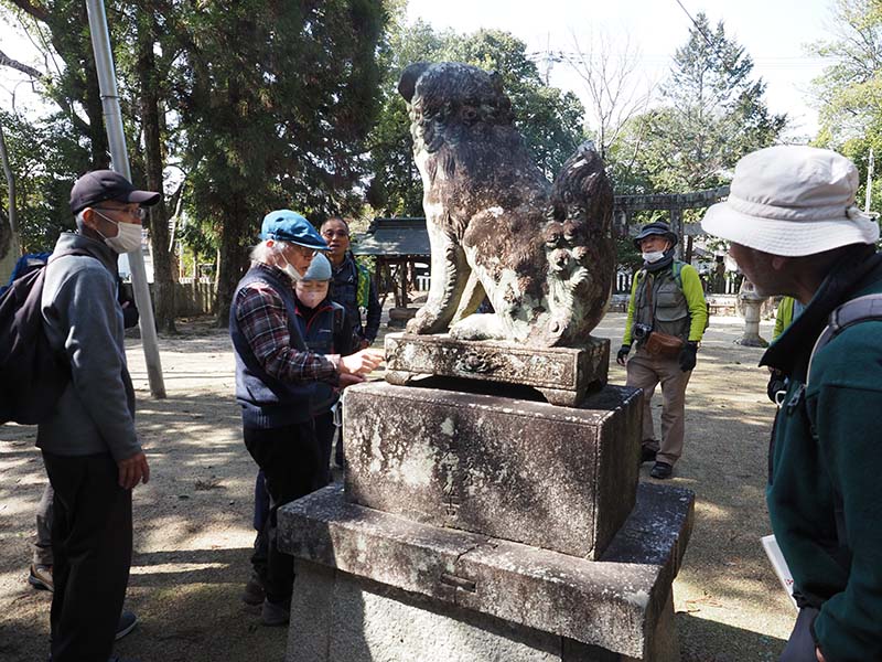 2.丹波佐吉の狛犬、伴堂杵築神社