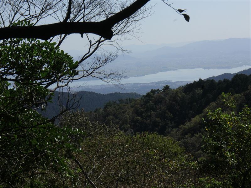 5.琵琶湖が見えた